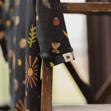 Load image into Gallery viewer, Dinki Human Atmos-Folk organic cotton onesie - Navy

