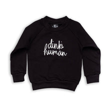 Load image into Gallery viewer, Dinki Human Organic Cotton Sweatshirt - Black
