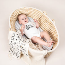 Load image into Gallery viewer, Dinki Human Organic Cotton Baby Bodysuit - White

