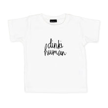 Load image into Gallery viewer, Dinki Human Organic Cotton T-Shirt - White Milk
