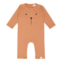 Load image into Gallery viewer, Turtledove London - 3D Bear Playsuit - Terracota
