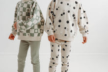 Load image into Gallery viewer, Moonkids Collective - Chequered Sweatshirt - Sage

