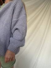 Load image into Gallery viewer, Hunter + Rose Avery Cardigan - Lilac Flecked
