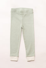 Load image into Gallery viewer, Moonkids Collective - Contrast Cuff Leggings - Sage
